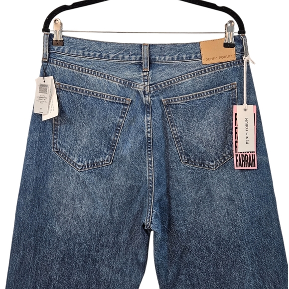 NWT Aritzia Denim Forum The Farrah Hi-Rise Wide Jean Size 31 - Picture 7 of 10